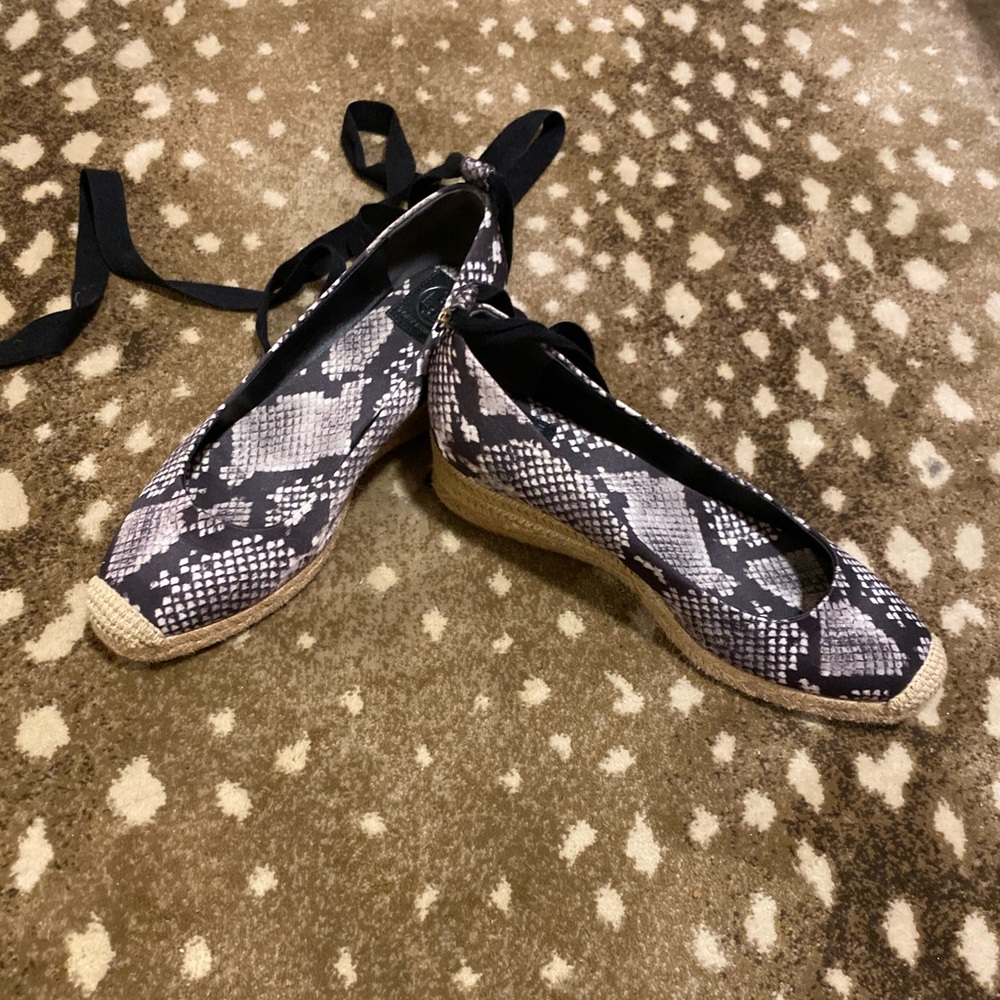 Tory Burch Python Wedges - image 1